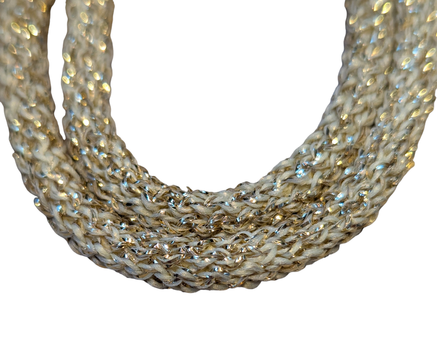 Hekletråd med Glitter 6mm