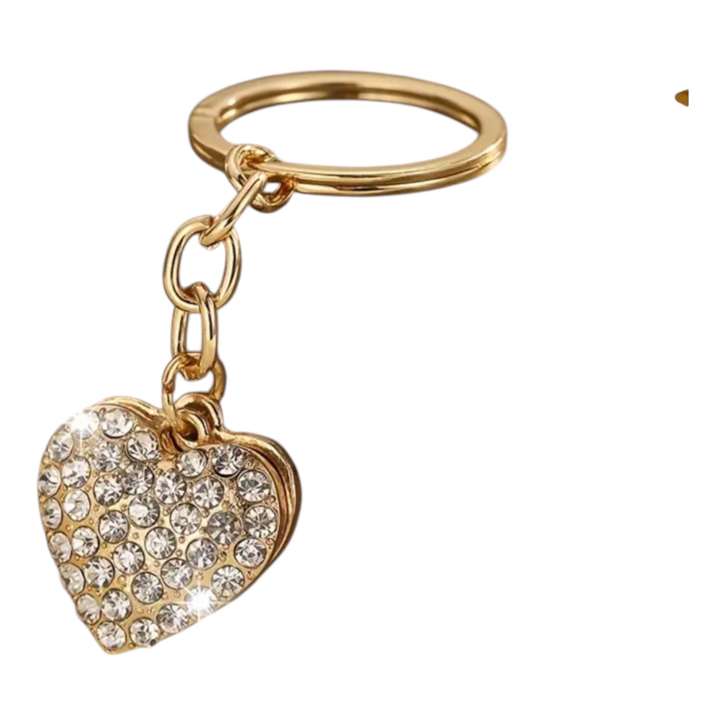 Nøkkelring delt hjertet