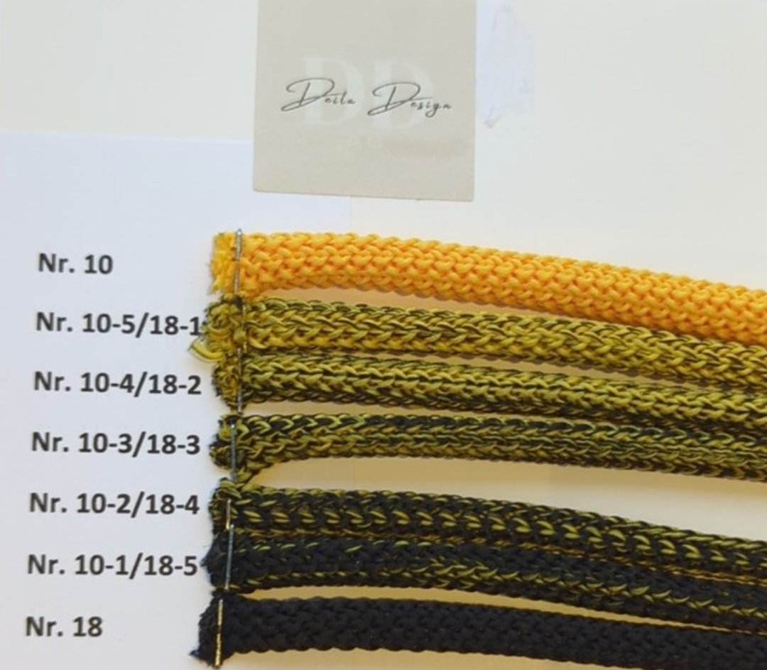 Hekletråd Ombre 6mm(7 farger)