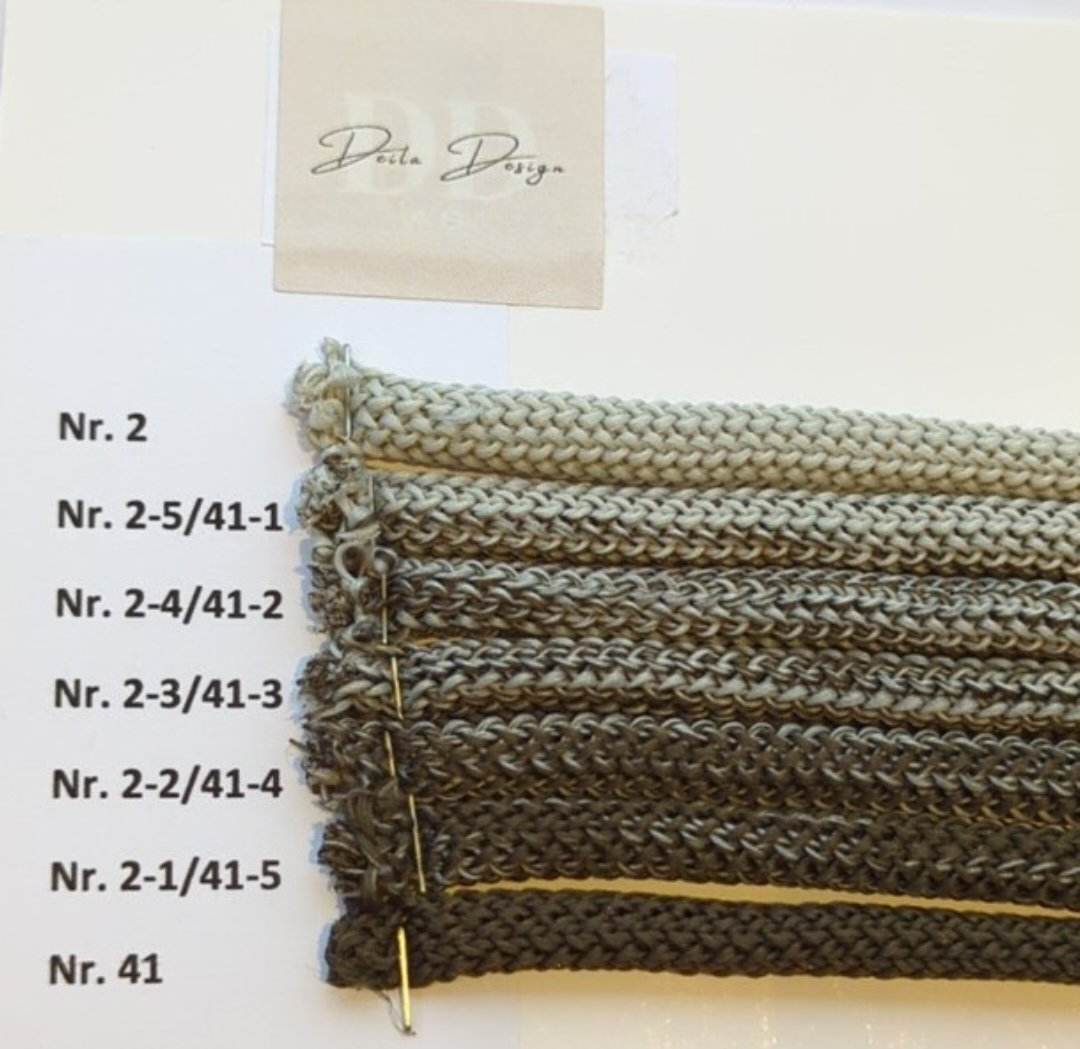 Hekletråd Ombre 6mm(7 farger)