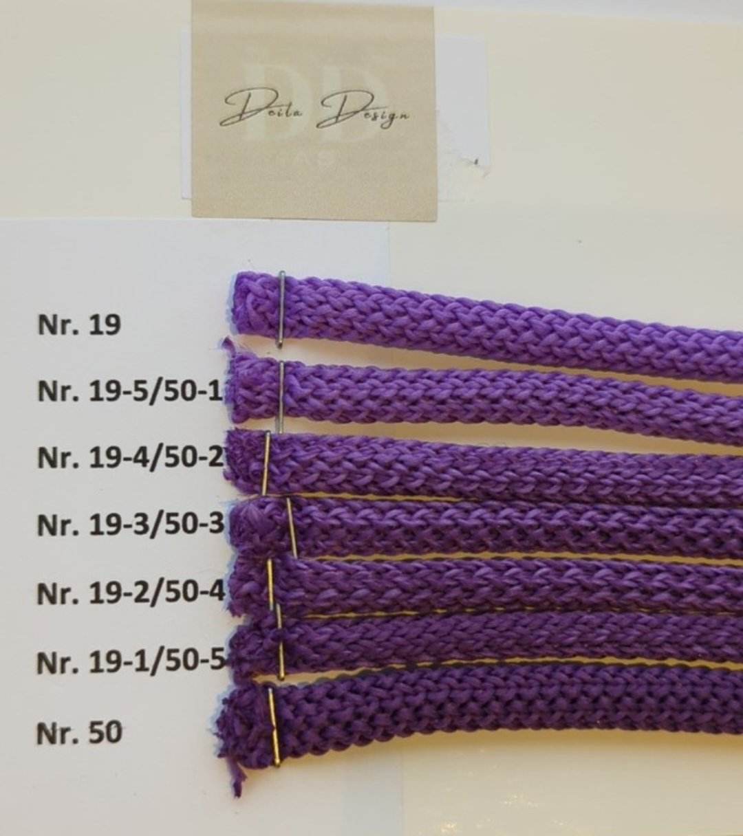 Hekletråd Ombre 6mm(7 farger)