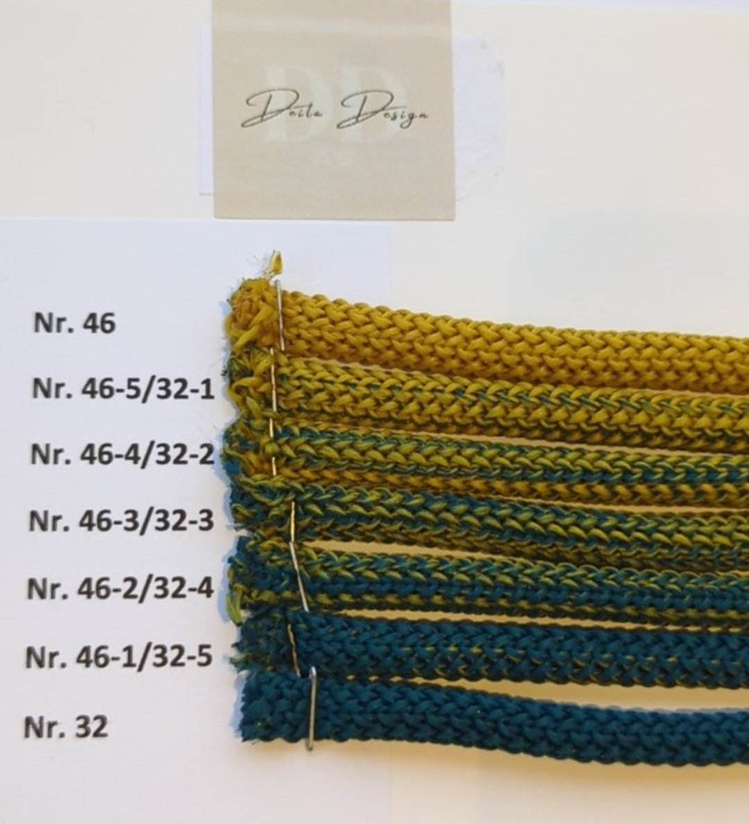 Hekletråd Ombre 6mm(7 farger)