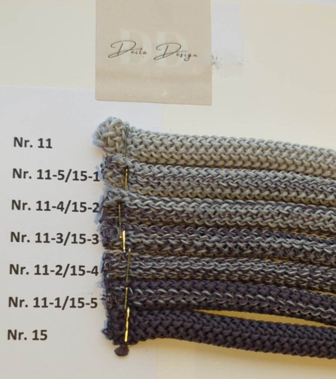 Hekletråd Ombre 6mm(7 farger)