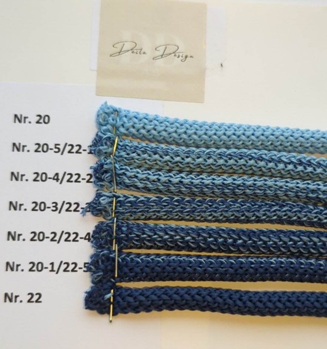 Hekletråd Ombre 6mm(7 farger)