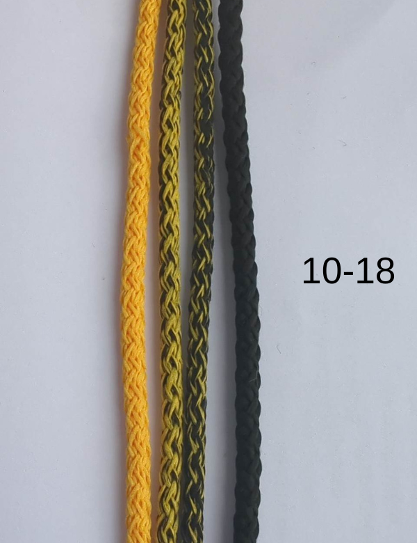 Hekletråd Ombre 3mm (4 farger)