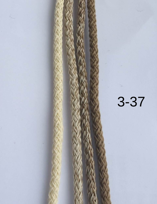 Hekletråd Ombre 3mm (4 farger)