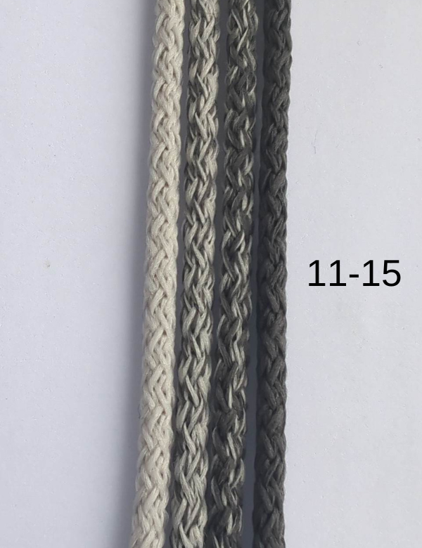 Hekletråd Ombre 3mm (4 farger)