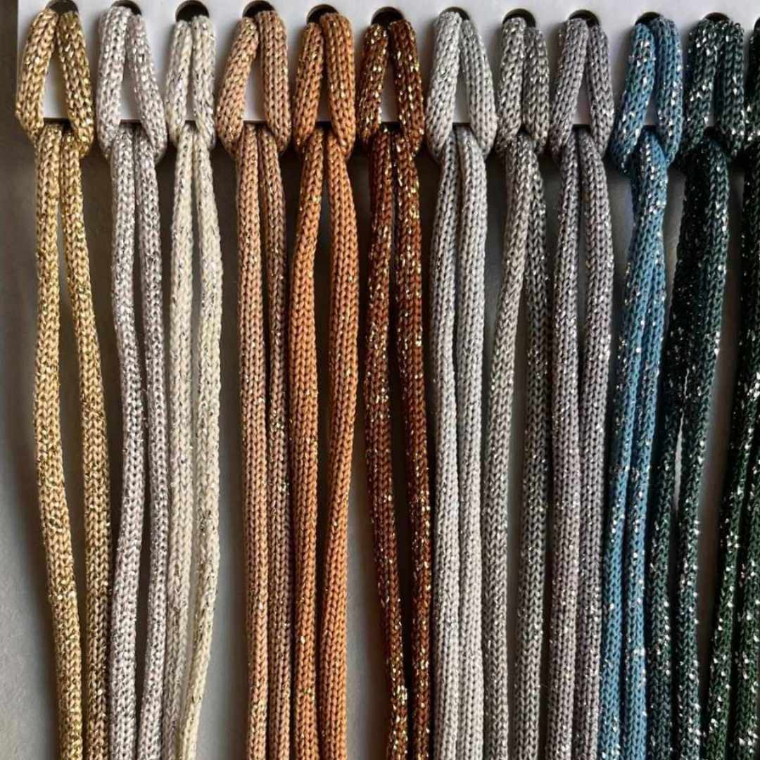 Hekletråd med Glitter 3mm