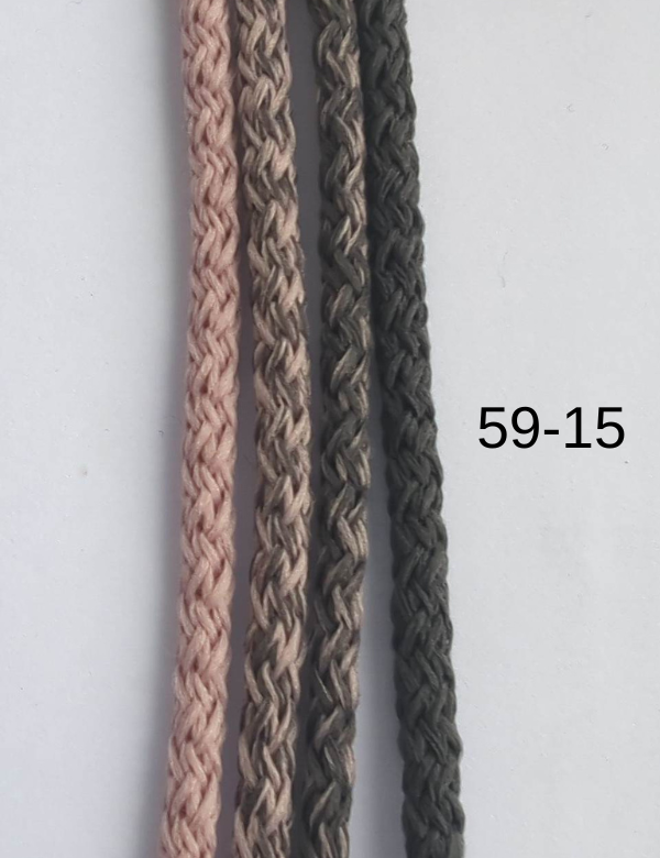Hekletråd Ombre 3mm (4 farger)