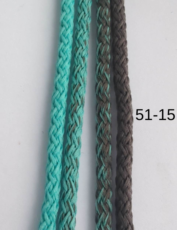 Hekletråd Ombre 3mm (4 farger)