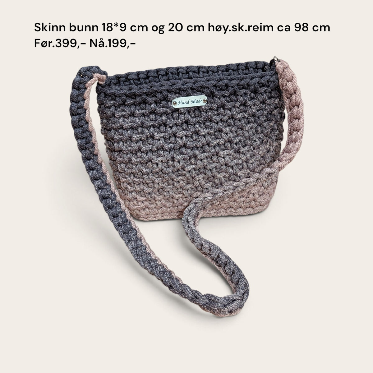 Heklet Vesker og nett i alle størrelser inntil 50% off