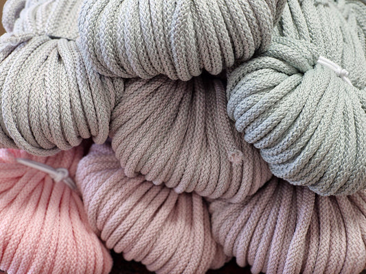 Hekletråd Ombre 6mm (7 farger)