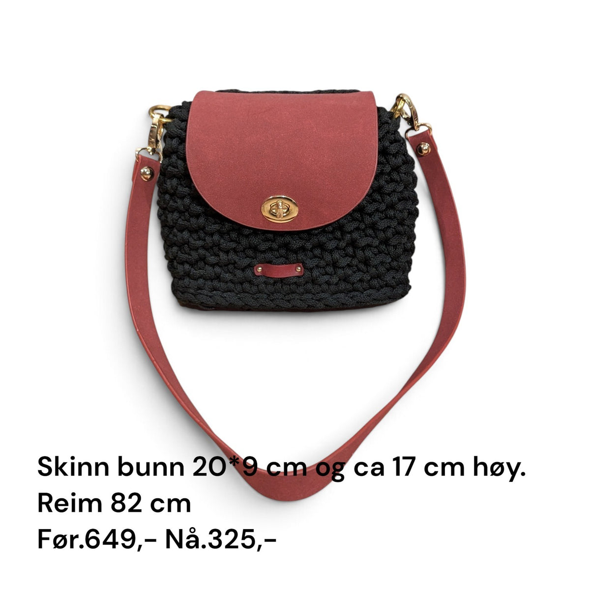 Heklet Vesker og nett i alle størrelser inntil 50% off