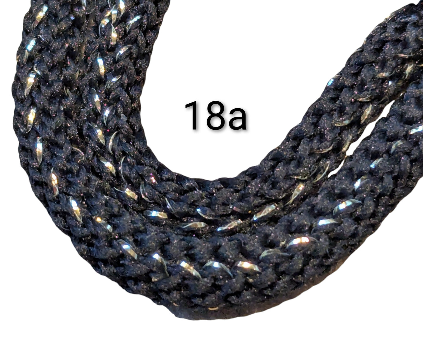 Hekletråd med Glitter 6mm